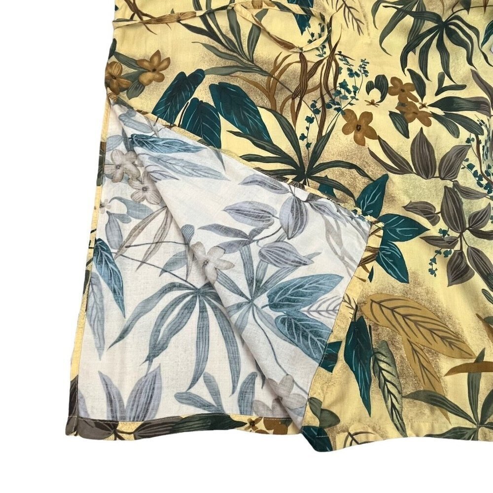 Requirements Womens Floral Maxi Dress Tie Back Rayon Medium - Picture 7 of 8
